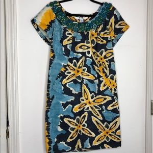 Diane von Furstenberg Beaded Pocket Dress